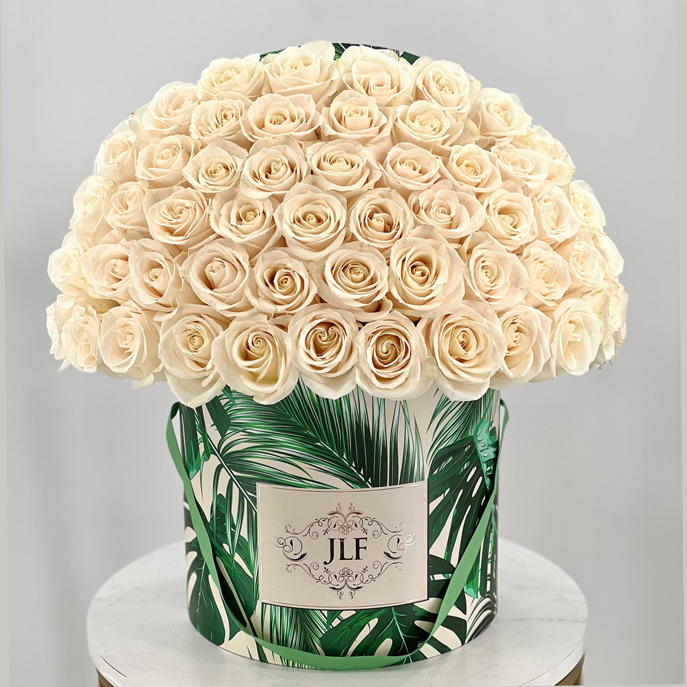 Signature Red Rose Birthday Box - JLF Los Angeles Florist