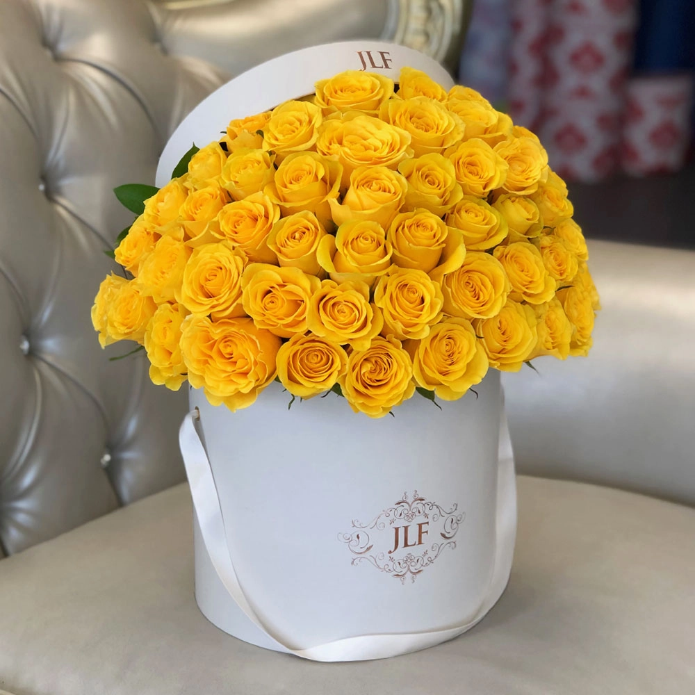 Signature Yellow Rose Box