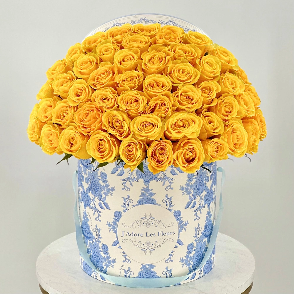 Signature Yellow Rose Box