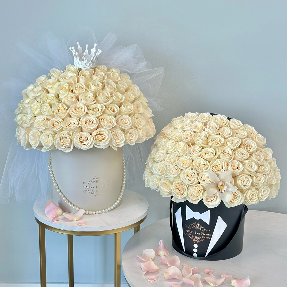 Bride and Groom Flowers