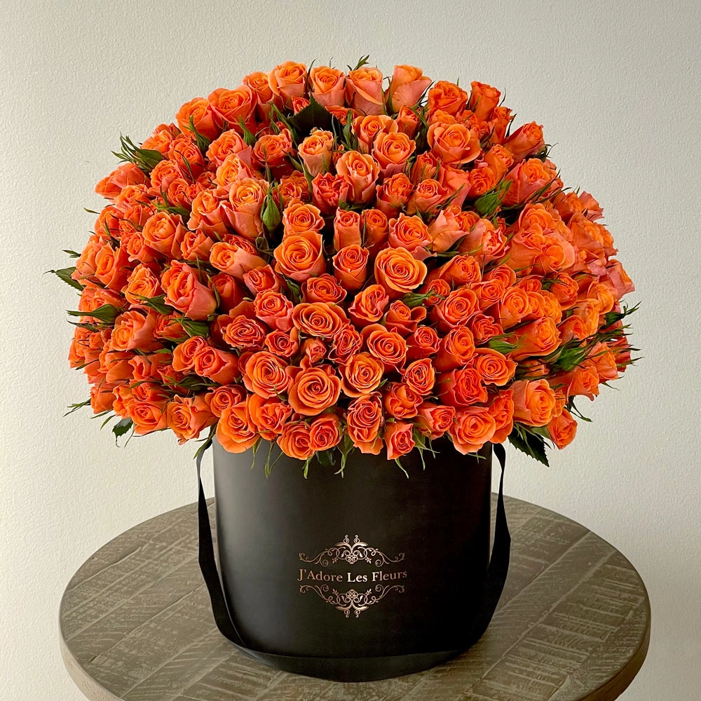 Orange Spray Roses