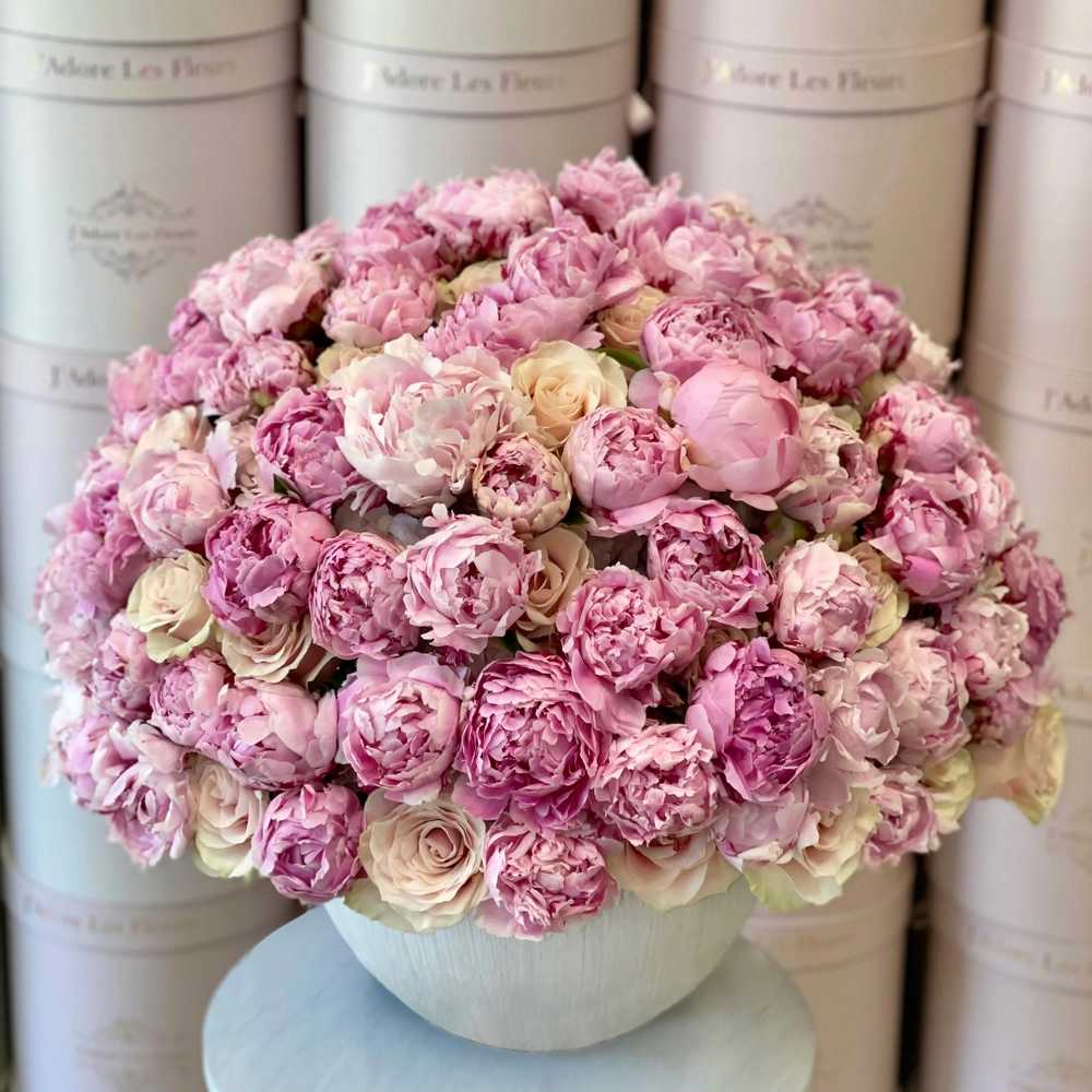 Luxury of Peonies and Roses