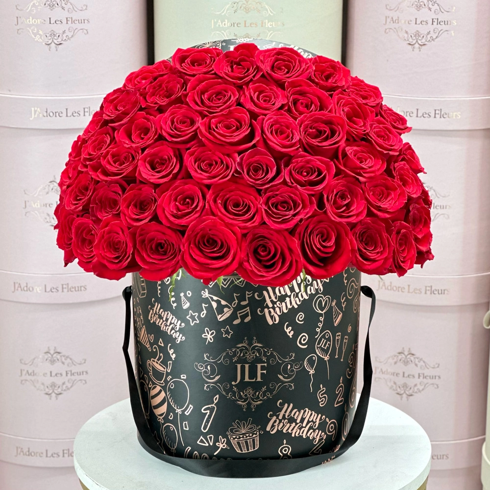 Signature Rose Birthday Box