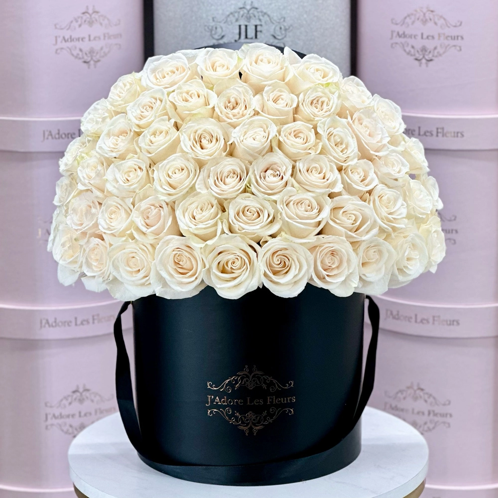 Signature White Rose Box